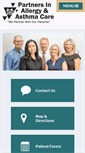 Mobile Screenshot of partnersinallergy.com